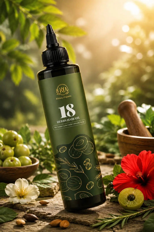 ✨ Rivaaj Organic Hair Oil – Strong, Long & Silky Hair ka Natural Raaz 🌿 Rivaaj Organic